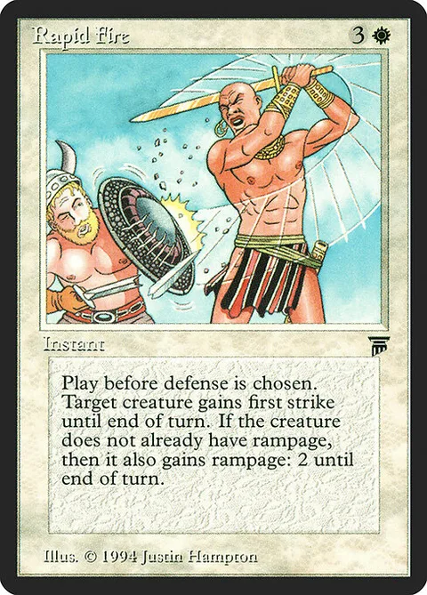 Rapid Fire, carte 32 de Legends