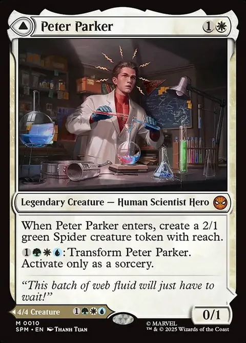 Peter Parker // Amazing Spider-Man, card 10 from Marvel's Spider-Man