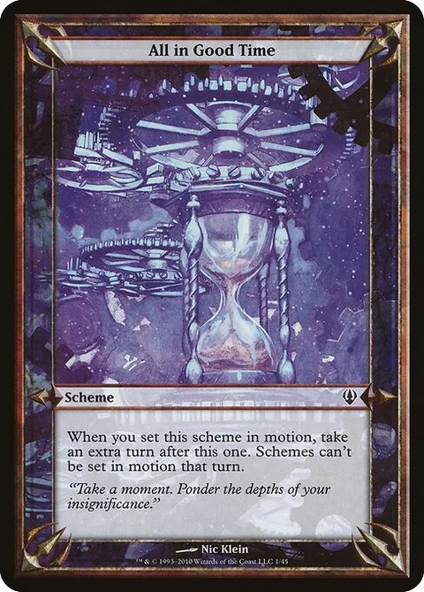 All in Good Time, card 1★ from Archenemy Schemes