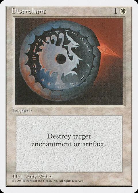Disenchant, card 22 from Fourth Edition