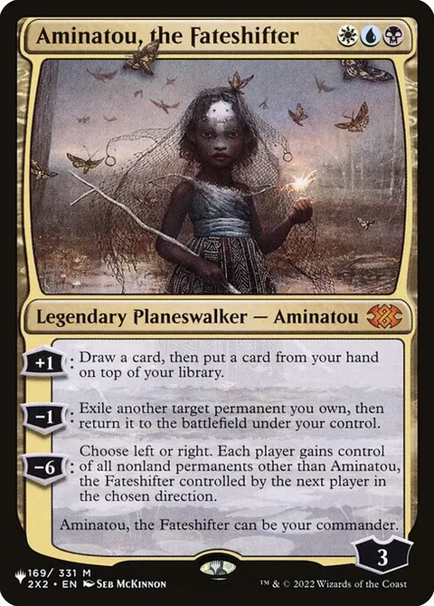 Aminatou, the Fateshifter, card 2X2-169 from The List