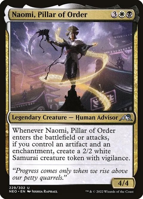 Naomi, Pillar of Order, carte 229 de Kamigawa: Neon Dynasty