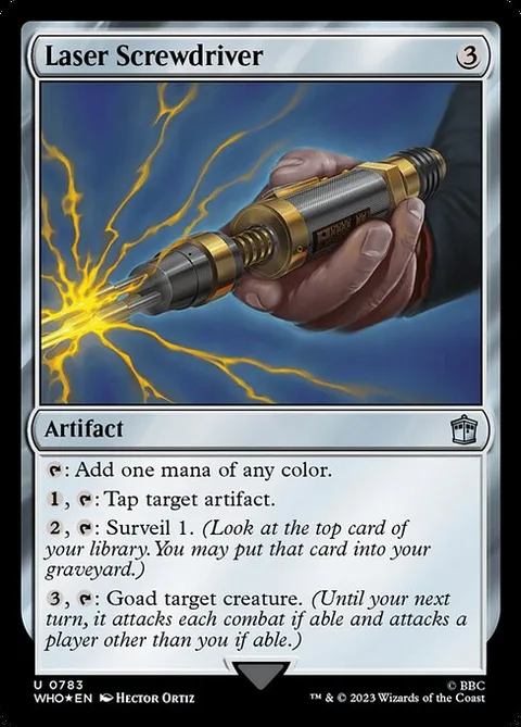 Laser Screwdriver, carte 783 de Doctor Who
