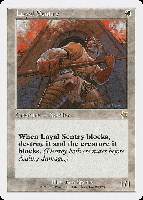 Loyal Sentry, carte 20 de Starter 1999