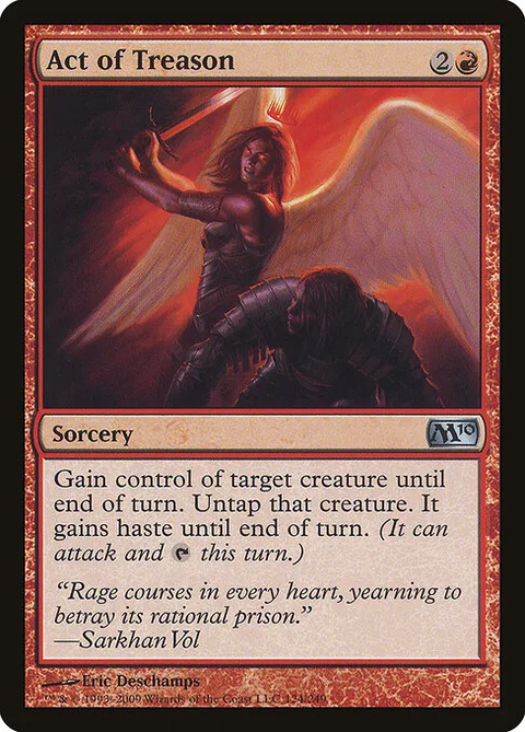 Act of Treason, carte 124 de Magic 2010