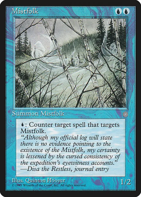 Mistfolk, card 84 from Ice Age