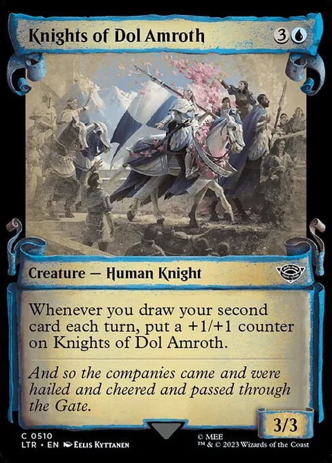 Knights of Dol Amroth, card 510 from The Lord of the Rings: Tales of Middle-earth