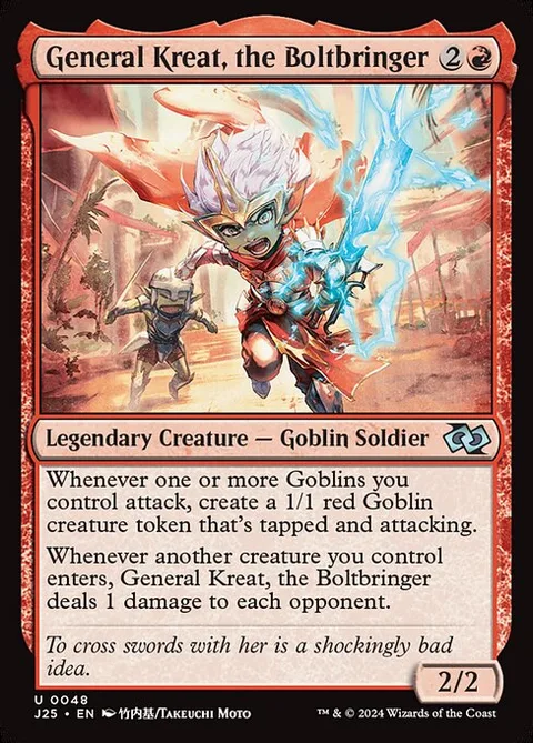 General Kreat, the Boltbringer, carte 48 de Foundations Jumpstart