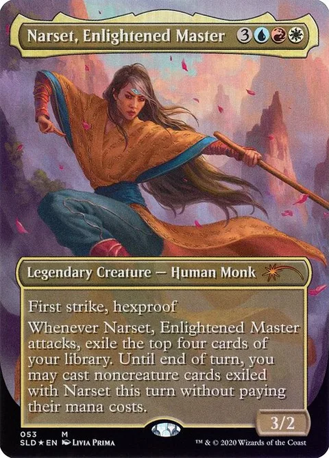 Narset, Enlightened Master, card 53 from Secret Lair Drop