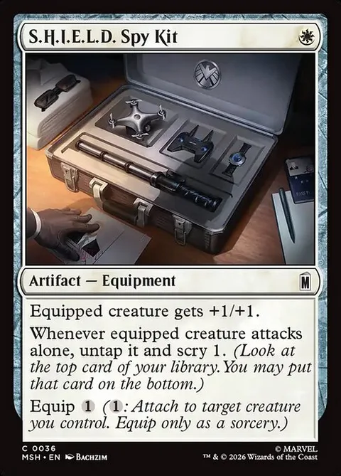 S.H.I.E.L.D. Spy Kit, carte 36 de Marvel Super Heroes