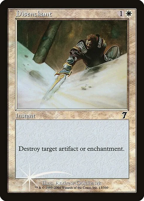 Disenchant, card 13★ from Seventh Edition