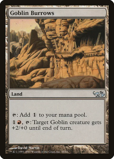 Goblin Burrows, card 58 from Duel Decks: Elves vs. Goblins