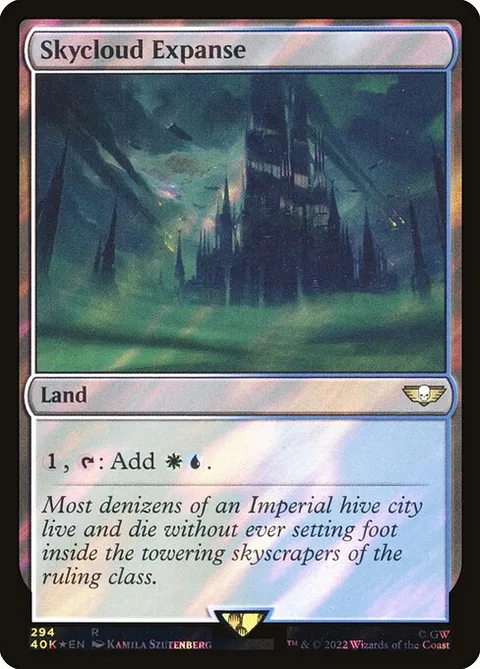 Skycloud Expanse, carte 294★ de Warhammer 40,000 Commander