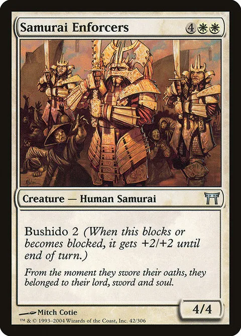 Samurai Enforcers, carte 42 de Champions of Kamigawa