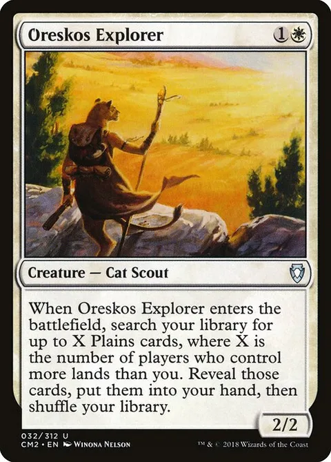 Oreskos Explorer, card 32 from Commander Anthology Volume II
