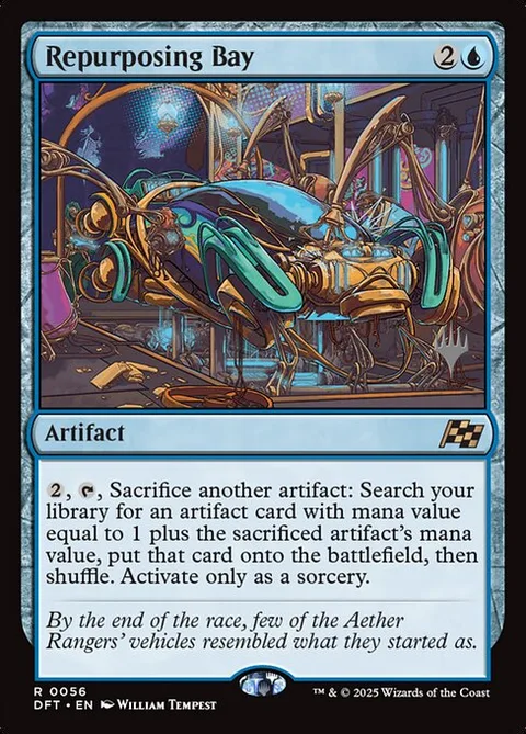 Repurposing Bay, card 56p from Aetherdrift Promos