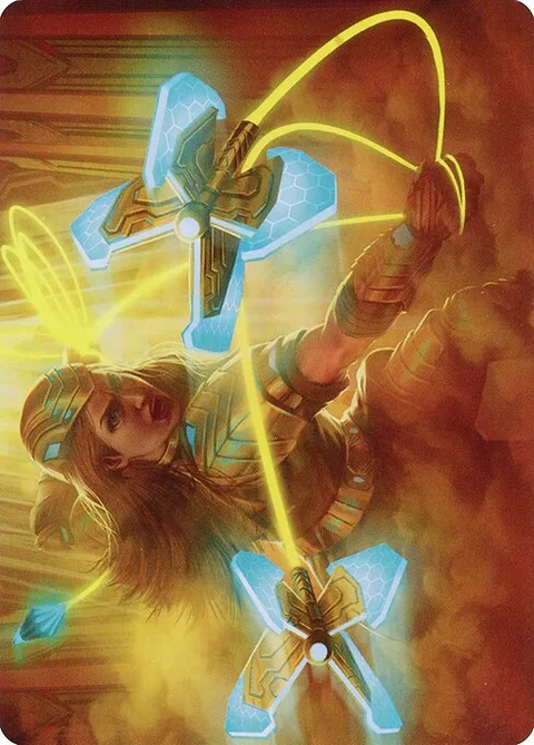 Bladehold War-Whip // Bladehold War-Whip, carte 46 de Phyrexia: All Will Be One Art Series