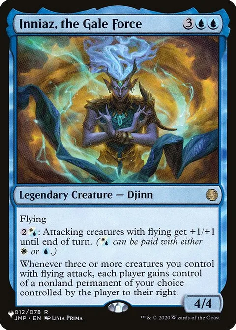 Inniaz, the Gale Force, carte JMP-12 de The List