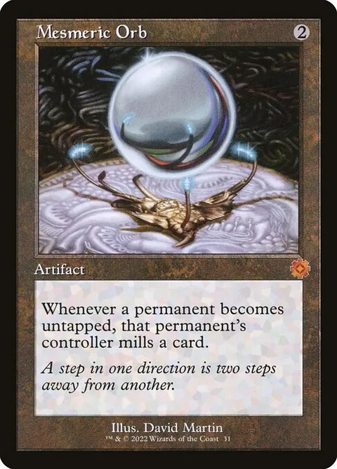 Mesmeric Orb, card 31 from The Brothers' War Retro Artifacts