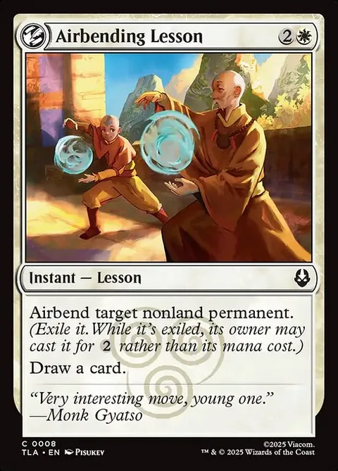 Airbending Lesson, carte 8 de Avatar: The Last Airbender
