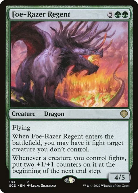 Foe-Razer Regent, card 183 from Starter Commander Decks