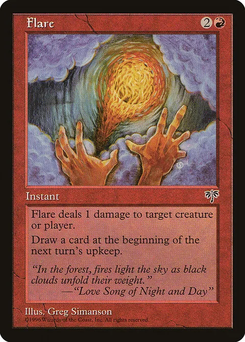 Flare, carte 176 de Mirage