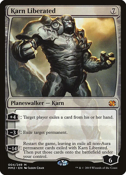Karn Liberated, card 4 from Modern Masters 2015