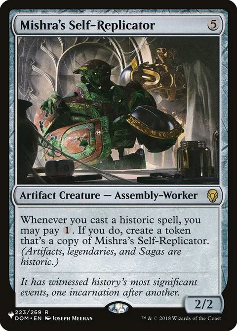 Mishra's Self-Replicator, card DOM-223 from The List
