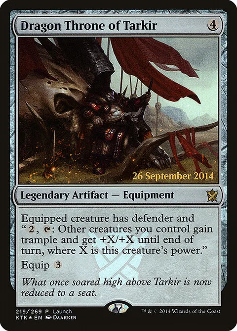 Dragon Throne of Tarkir, card 219 from Khans of Tarkir Promos