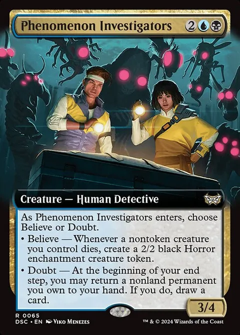 Phenomenon Investigators, carte 65 de Duskmourn: House of Horror Commander