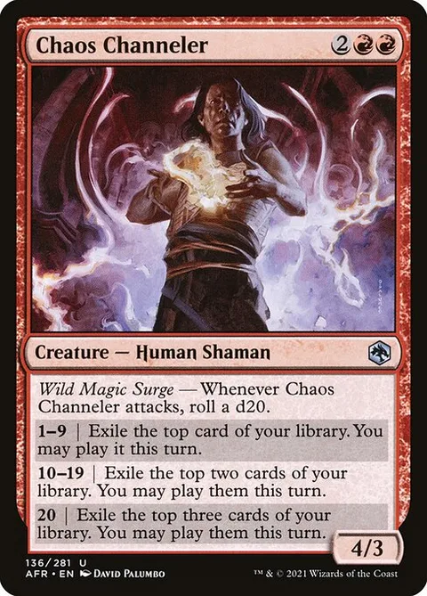 Chaos Channeler, carte 136 de Adventures in the Forgotten Realms