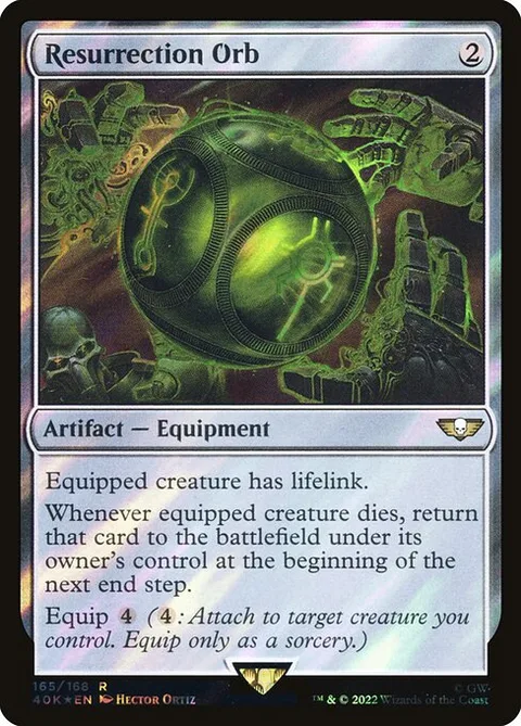 Resurrection Orb, carte 165★ de Warhammer 40,000 Commander