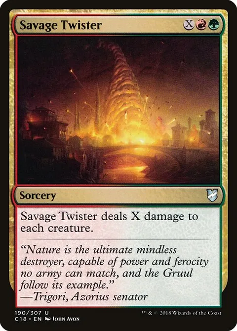 Savage Twister, carte 190 de Commander 2018
