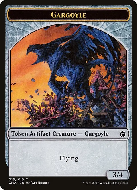 Gargoyle, card 19 from Commander Anthology Tokens