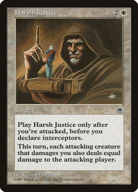 Harsh Justice, card 18 from Portal