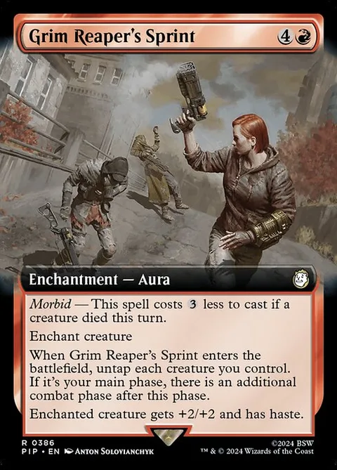 Grim Reaper's Sprint, carte 386 de Fallout
