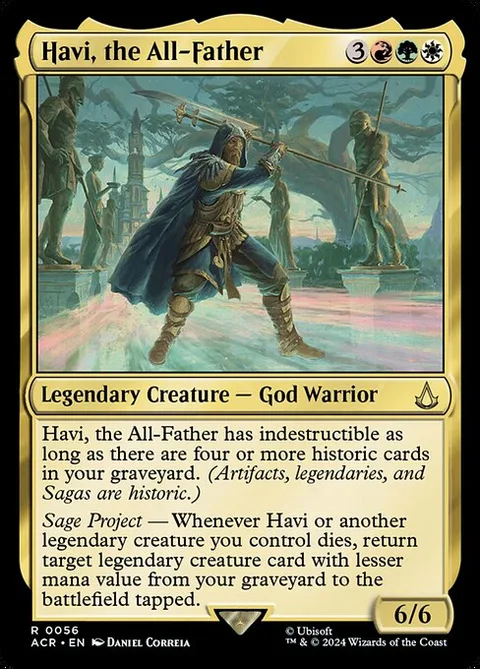Havi, the All-Father, card 56 from Assassin's Creed