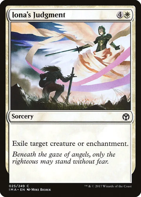 Iona's Judgment, carte 25 de Iconic Masters