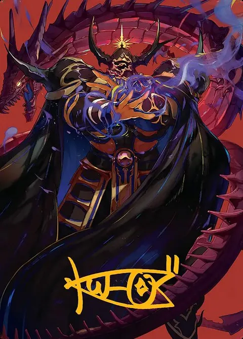 Golbez, Crystal Collector // Golbez, Crystal Collector, card 45 from Final Fantasy Art Series