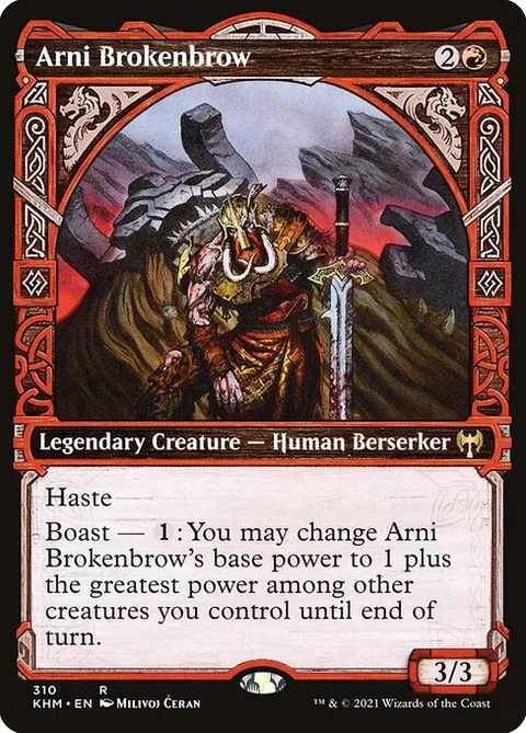 Arni Brokenbrow, card 310 from Kaldheim