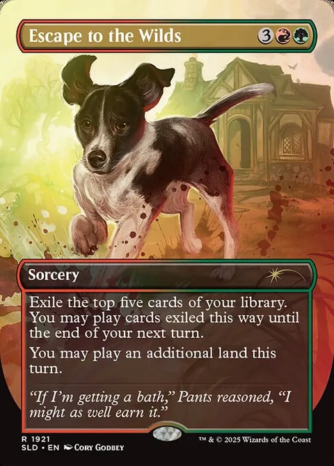 Escape to the Wilds, card 1921 from Secret Lair Drop