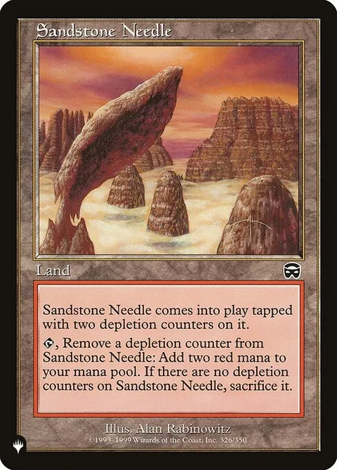Sandstone Needle, carte MMQ-326 de The List
