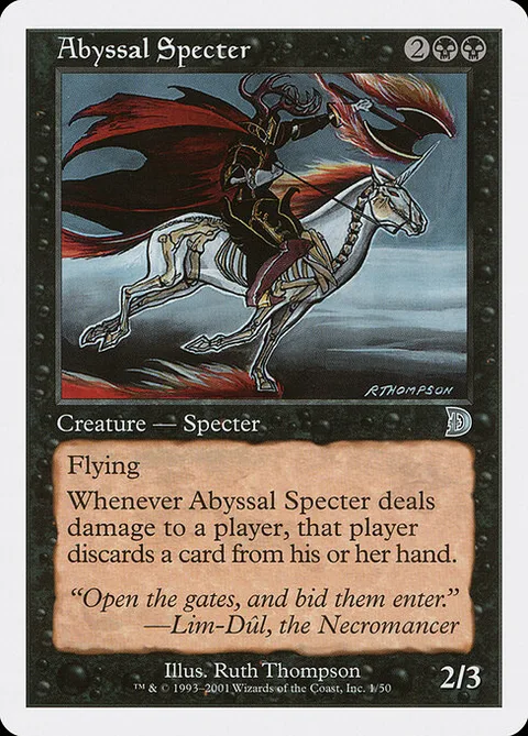 Abyssal Specter, carte 1 de Deckmasters