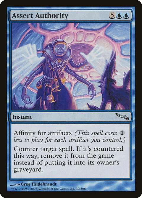 Assert Authority, card 30 from Mirrodin