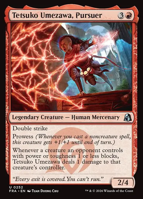 Tetsuko Umezawa, Pursuer, card 252 from Reality Fracture