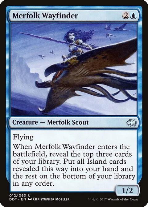 Merfolk Wayfinder, carte 12 de Duel Decks: Merfolk vs. Goblins