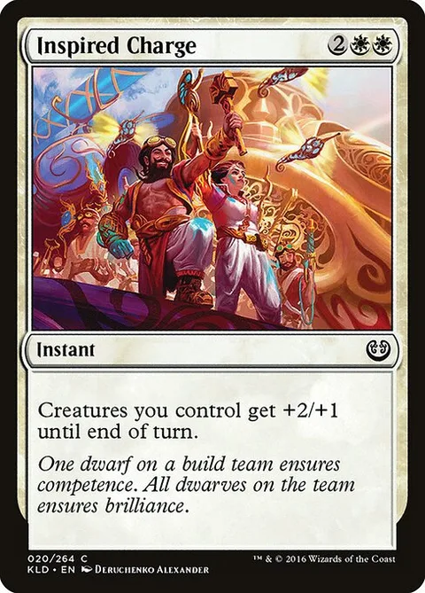 Inspired Charge, carte 20 de Kaladesh