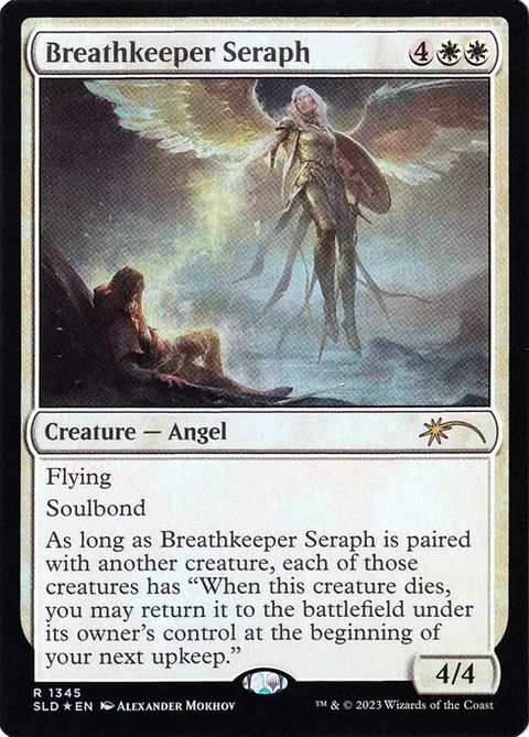 Breathkeeper Seraph, card 1345 from Secret Lair Drop