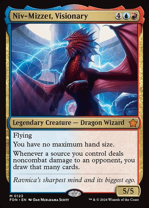 Niv-Mizzet, Visionary, carte 123 de Foundations