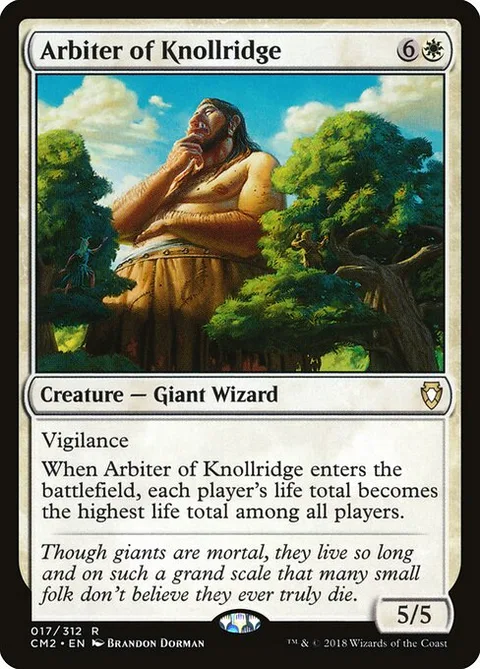 Arbiter of Knollridge, card 17 from Commander Anthology Volume II